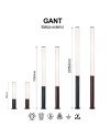 GANT * BOLARDO 155CM IP65 32W 3000K CORTEN